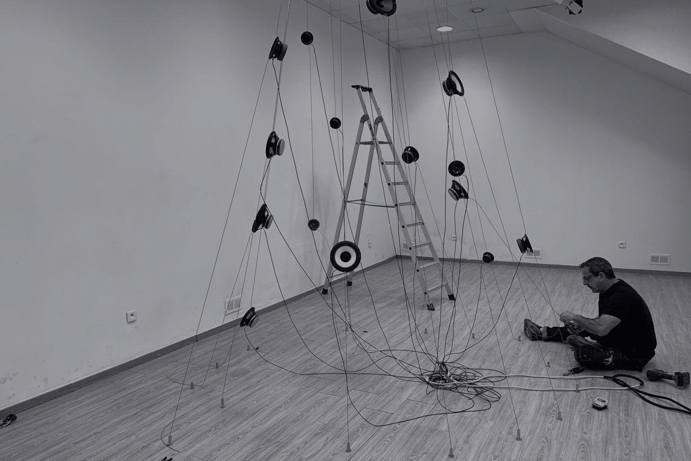 Une sphère de haut-parleurs, festival 2020 · DR