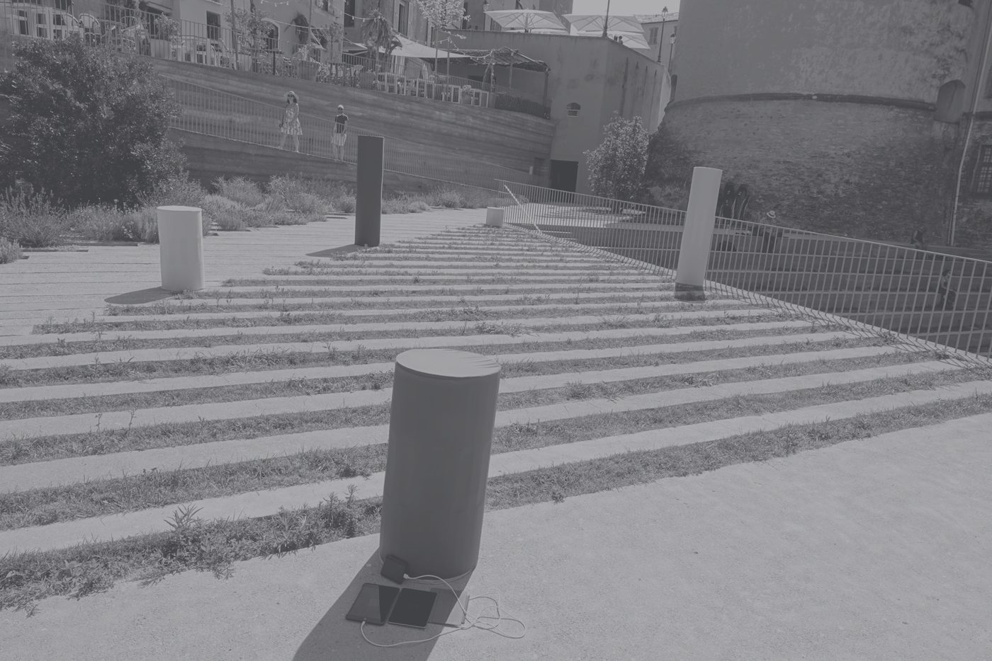 Points d’écoute dans la ville, Bastia, festival 2021 · DR
